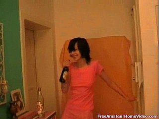 Sevimli sıska teen fuck