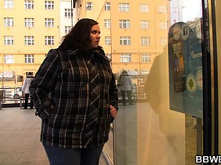 Chubby belly pinguid most-liked up and banged stranger behind
