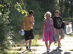 granny Margrit K. gets fucked outdoors