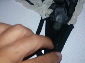 Gebruikt vuil blak panty vorm mijn Colombiaanse vriend.