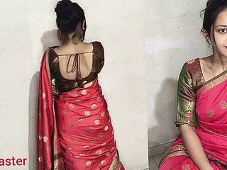 دیسی انڈین بھابھی کو لال ساری میں جبرجت چودا ہے _ سیکسی ہاٹ فلم