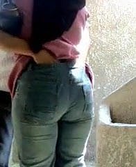 Ägypten Hijab Mädchen mit Nachbarn Sohn